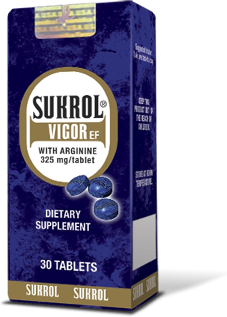 Sukrol Vigor complément alimentaire 30 onglets - Tabletas Multivitaminicas (paquet de 1)