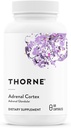 THORNE - Adrenal Cortex - Supplément pour la gestion du cortisol - Soutenir la fonction saine de Gland adrénal, système immunitaire, gestion du stress, fatigue et métabolisme* - 60 capsules