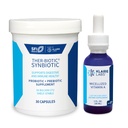 Klaire Labs Ther-Biotic Synbiotic Probiotic (30 Capsules) & Micellized Vitamin A Liquid (1 oz / 600 Servings) 5000 IU Bundle - Digestive Health & Immune Support - Hypoallergenic 2 Product Set