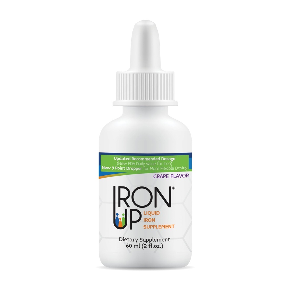 Iron Up, supplément de fer liquide, arômes de raisin, 2 fl oz (60 ml)