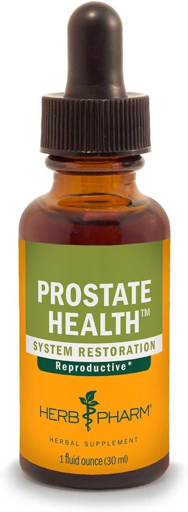 Herb Pharm Prostate Health Formule à base de plantes liquides avec extrait de Palmetto de scie - 1 once