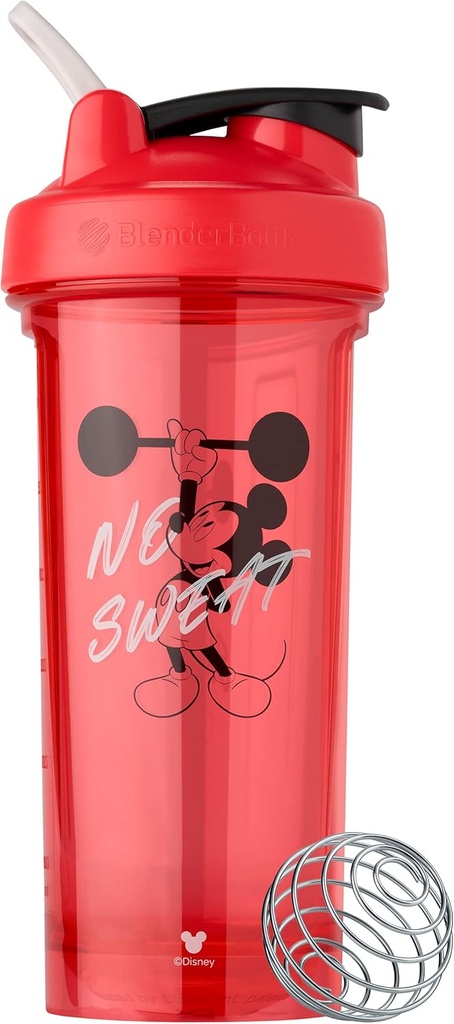 BlenderBottle Mickey & Friends Shaker Bouteille Pro série, parfait pour les shakes protéiques et préentraînement, 28-Ounce (C05115)