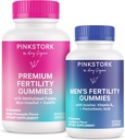 Gummies de fertilité pour les femmes et les hommes - Soutien à la conception prénatale - Inositol, COq10, Folate - Balance hormonale