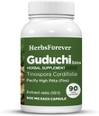 Herbsforever Guduchi Sat Capsules Tinospora Cordifolia Soutien Digestion Balancing Vata et Pitta 90 Vege Capsules 800 Mg Chaque