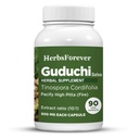 Herbsforever Guduchi Sat Capsules Tinospora Cordifolia Soutien Digestion Balancing Vata et Pitta 90 Vege Capsules 800 Mg Chaque