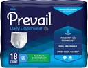 Sous-vêtements de protection contre l'incontinence excessive pour les hommes, Absorbance maximale, Grand, 18 Comte