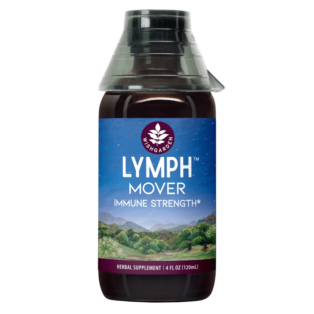 WishJarden Herbes Lymph Mover Immune Strength - Drainage naturel à base de plantes lymphatiques et supplément de nettoyage lymphatique avec Echinacea pour le soutien immunitaire, soutient la fonction du système lymphatique sain, 4oz