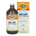 Flore - Huile d'Udo Mélange DHA 3-6-9 - Supplément santé des yeux et du cerveau végétarien - Omega-3 et Omega-6 - Contient de l'huile de tournesol et de lin - Kosher & Organic - Gardez refroidi - 17 fl. oz.