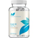 CoQ10 200mg avec BioPerine - Amélioré Absorption Coenzyme Q10 200mg Potent Antioxydant pour l'énergie cardiaque et le vieillissement Support - Haute stabilité CoQ10 Ubiquinone Caps - Fabriqué dans un cGMP US Lab (200 portions)