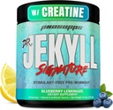 PROSUPPS Dr. Jekyll Signature Pre Workout Powder with Creatine - Stim-Free Preworkout Supports Focus & Endurance - Suppléments pour gymnastique et fitness sans caféine (Lémonade bleue, 30 portions)