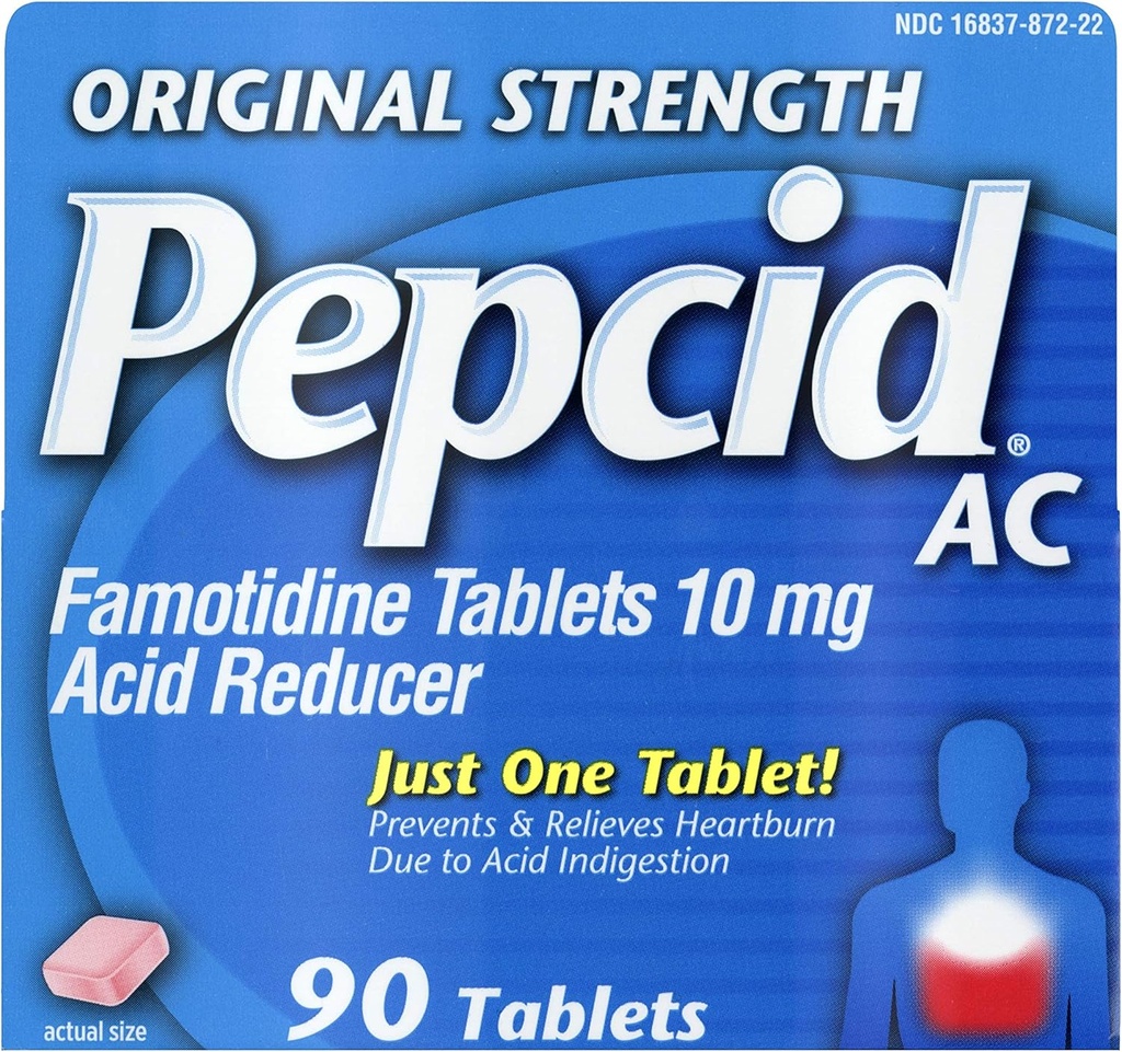 Tabs Pepcid Ac, 90 comtes