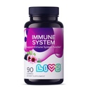 Système Immune LIVS Gummies pour les adultes et les enfants.Supplément avancé de soutien immunitaire avec vitamine C, Echinacea, & Propolis.