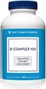 The Vitamin Shoppe B-Complex 100 - Supports Energy Production, Nervous System Function & Nutrient Metabolism – Excellent Source of B1, B2, B6, B12, Niacin, Folic Acid & Biotin (300 Veggie Caps)