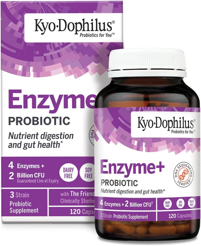 Kyolique Kyo-Dophilus Enzymes Probiotiques, Nutrient Digestion et Gut Health