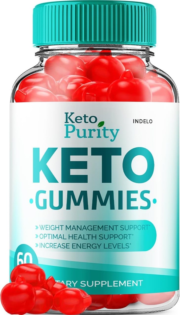 Pureté de kéto Gommies de vinaigre de cidre de pomme Perte avancée - Force maximale, Pureté de kéto Gommies de gestion du poids de kéto Gommies de vinaigre de cidre de pomme Pureté, Gommies de pureté de kéto Avis Vitamine B12 Keto+ACV (60 Gommies)