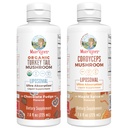 MaryRuth Organics Mushroom Liposomales: Turkey Tail (Chocolate Fudge) & Cordyceps (Maple Spice)