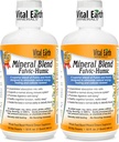 Minéraux de la Terre Vital Fulvic Humic Mineral Mix Liquid 2-Pack – Supplément Acid Fulvic avec 70+ Trace Minerals, Electrolytes pour la récupération, équilibre et énergie, 32 Oz Ea + 1 Oz Cup Ea