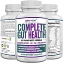 Complete Gut Health, Enzymes digestifs Plus Prebiotic, Probiotic & Post Biotic Gastro-intestinal Support, Support Gut Health & Immune Function, 60 Capsules