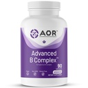 AOR, Complexe B avancé, Multivitamine support pour l'énergie, le stress et le métabolisme, complément alimentaire, 90 capsules (90 portions)