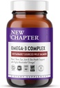Nouveau chapitre Omega-3 Complex, 1000mg Softgels, supplément huile de poisson Saumon sauvage d'Alaska pour le cœur, le cerveau, les yeux, les articulations et la peau soutien de santé - 30 Compte