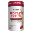 Weider Red Yeast Riz Plus 2-Pack avec des phytostérols 1200 mg par 2 comprimés (240 comprimés X 2)