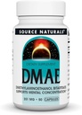 Source Naturals DMAE, Dimethylaminoethanol Bitartrate - Supports Mental Concentration - 50 Capsules