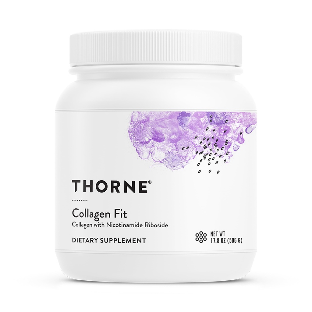 THORNE - Collagène Fit - Collagène Peptides en poudre non aromatisé avec du nicotinamide Riboside - 15g de collagène Peptides et 14g de protéines par portion - NSF certifié pour le sport - 17,8 Oz - 30 portions