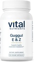 Les nutriments vitaux Guggul E & Z-S Supplément de Guggul végétalien Supplément de cholestérol pour les niveaux de LDL et de triglycérides sains