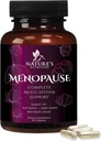 Suppléments de ménopause pour les femmes avec Cohosh Noir - Flash chaud et Hormone Soutien pour les femmes, Vitamines naturelles de soulagement de la ménopause Soutien doux et équilibre nuit, sans OGM et sans gluten - 60 capsules