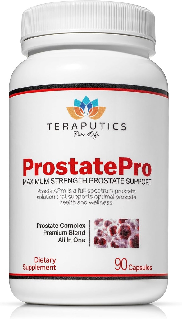 ProstatePro - 33 herbes Saw Palmetto Prostate suppléments de santé pour les hommes Réduisez l'urination avec la croissance des cheveux avec DHT Blocker.