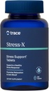 Trace Minerals Stress-X - Supplément diététique avec fibre diététique et minéraux traces - Supplément de magnésium pour le soutien de la santé du sommeil - Formule avec des vitamines A, B12, D et plus - 120 comprimés (30 portions)