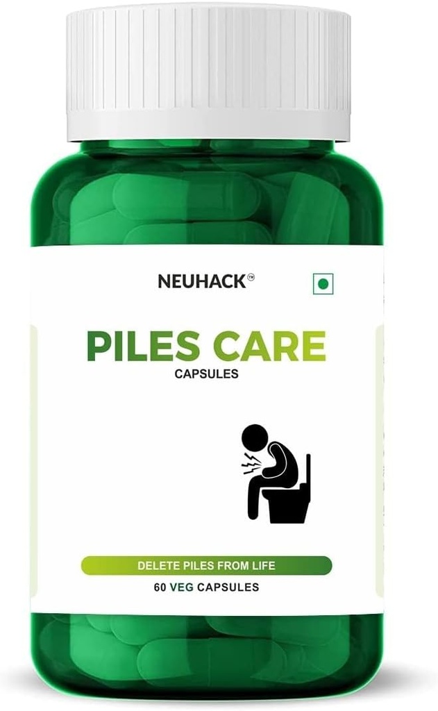 Sheltr Piles Soin Capsules à base de plantes pour Colon Health- Supplément de pils ayurvédiques