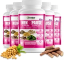 Complexe de soutien à la ménopause à base de plantes GreeNatr pour les flashs chauds, les sueurs nocturnes et le soulagement des balançoires. Promotion de niveaux équilibrés d'hormone - Black Cohosh, Dong Quai, Licorice Root & Kelp Leaves (6 bouteilles)
