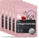 myni Collagen Gummies (12 comte) - Supplément de collagène marin 2000mg, Collagène de poisson de faible poids moléculaire pour la peau, les cheveux et les ongles par Ildong. Vitamine C, acide hyaluronique.