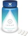Levium Maximum Strength Stress Relief Supplement de support calm et d'humeur avec KSM-66 Ashwagandha, GABA, L-Theanine, Magnésium
