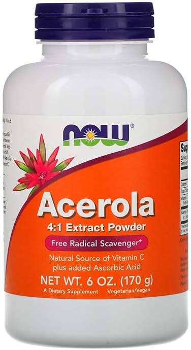 Poudre d'acérola 41 Extrait de poudre - 6 oz (170 grammes)