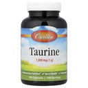 Carlson - Taurine, acide amino de forme libre, soutien, santé nerveuse et fonction musculaire, 100 capsules