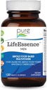 Pure Essence Labs LifeEssence Mens Formula - le multiple le plus énergétique au monde - le multiple maître - 120 comprimés