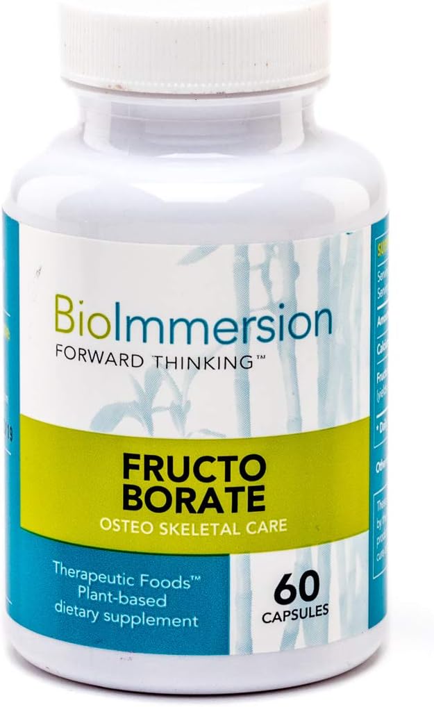 Complexe de borate de Fructo – supporte la mobilité conjointe et la force osseuse, supplément de boron pour le soulagement de l'inflammation, 60 capsules, non-OGM