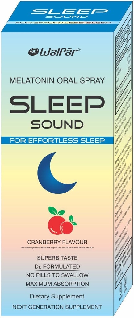 Spray de sommeil oral supplémentaire (30ml) - Spray d'aide au sommeil aromatisé aux canneberges – Spray de mélatonine instantanée sans médicament et sans gluten pour le sommeil et le système immunitaire - Spray de soutien au sommeil non-habitant