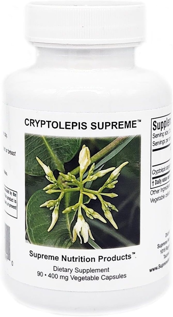 Supreme Nutrition Cryptolepis Supreme, 90 Pure Vegetarian Capsules