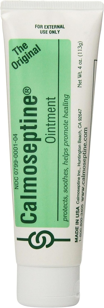 Tube à pommade calmoseptine, 4 once (paquet de 3)