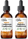Teinture de champignons de Cordyceps sauvage et biologique