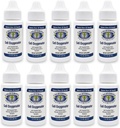 Oxygénateur cellulaire 1 Fl Oz bouteille (paquet de 10), concentré d'aliments cellulaires gouttes d'eau d'oxygène liquide, supplément nutritionnel, système immunitaire Suport, acides aminés et minéraux traces