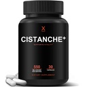 Humanx Cistanche+ 550MG (Cistanche Tubulosa Extract Powder for Men) USA Made - Easy to Swallow Capsules - Powerful Supplement to Support Athletic Performance, Strength, & Vitality