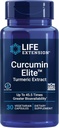 Life Extension Curcumin Elite™ Turmeric Extract, 500 mg, curcuminoids, turmerones, Fenugreek, Inflammation Health Support, Heart & Immune Support, Gluten-Free, Non-GMO, Vegetarian, 30 Capsules