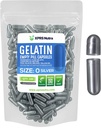 XPRS Nutra Taille 0 Capsules vides - 100 Compte Capsules de gélatine vides - Pills Bricolage Capsule Remplissage - Pure Pilule de Pilule pour Do-It-Youlf Suppléments (Argent)