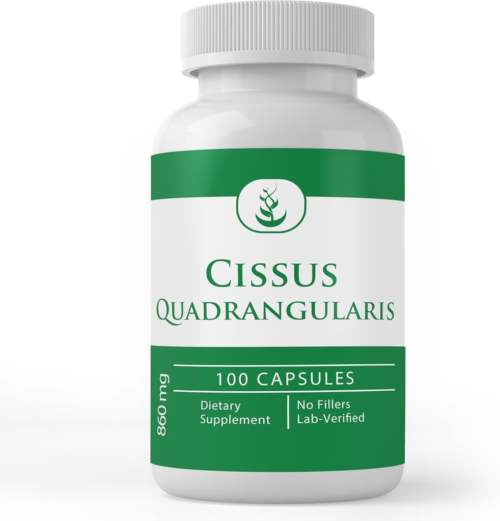 PURE ORIGINAL INGRÉDIENTS Cisus Quadrangularis, (100 Capsules) Toujours Pure, Pas d'additifs ou de remplissages, Lab Vérifié
