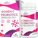 Negima Ménopause Suppléments pour les femmes, 120 milliards d'UFC Probiotiques pour les femmes, 13-en-1 Herbs & Botanicals Complex, pour la ménopause - 60 capsules