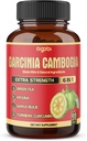 Capsules de Cambogia d' Garcinia Pure - 6in1 avec thé vert, Arjuna, bulbe d'ail, poivre noir et curcuma - 90 comtes